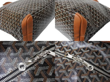 Load image into Gallery viewer, 極美品 GOYARD ゴヤール アルトワGM バッグ トートバッグ ARTOISGMLTY01CL03P PVC レザー ブラック ブラウン シルバー金具 中古 4c069370