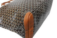 Load image into Gallery viewer, 極美品 GOYARD ゴヤール アルトワGM バッグ トートバッグ ARTOISGMLTY01CL03P PVC レザー ブラック ブラウン シルバー金具 中古 4c069370