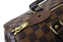 画像をギャラリービューアに読み込む, LOUIS VUITTON ルイヴィトン スピーディ30 ハンドバッグ ダミエ N41531 ゴールド金具 ブラウン 美品 中古 4c069377