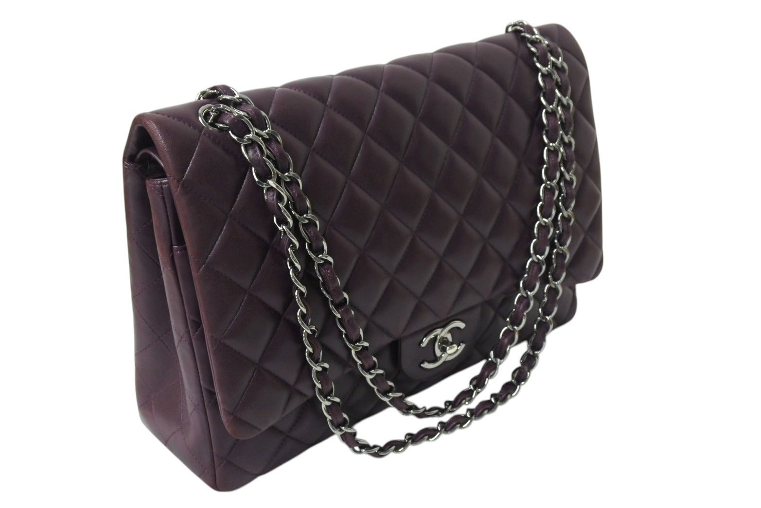 CHANEL シャネル マトラッセ Wフラップ チェーンショルダー バッグ 33 CHANEL シャネル デカマトラッセ33 Wチェーンショルダーバッグ W