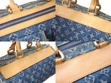 画像をギャラリービューアに読み込む, LOUIS VUITTON ルイヴィトン ハンドバッグ ネオスピーディ M95019 モノグラムデニム ゴールド金具 美品 中古 4c069395