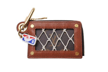 Load image into Gallery viewer, LOUIS VUITTON ルイヴィトン ネット ジッピー NBAコラボ コインケース モノグラム M80542 ブラウン 中古 美品 4c069405