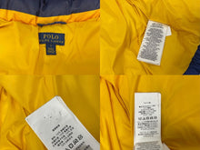 Load image into Gallery viewer, 極美品 POLO RALPH LAUREN ポロ ラルフローレン ダウンジャケット サイズ7 ブルー イエロー 中古 4c069414