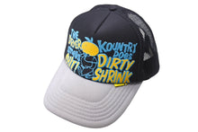 Load image into Gallery viewer, KAPITAL キャピタル トラックキャップ 帽子 KR2304XH29 ポリエステル サイズF ブラック グレー イエロー ブルー 美品 中古 4c069415