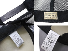 Load image into Gallery viewer, KAPITAL キャピタル トラックキャップ 帽子 KR2304XH29 ポリエステル サイズF ブラック グレー イエロー ブルー 美品 中古 4c069415