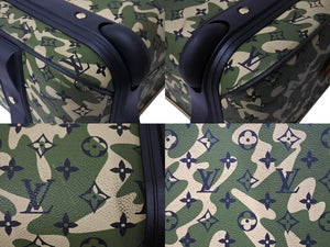 LOUIS VUITTON Pegas 60 Takashi Murakami Carry Bag 2008 M23333 Monogram Moflage Canvas Used 4a000094