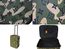 画像をギャラリービューアに読み込む, LOUIS VUITTON ルイヴィトン ペガス60 村上隆 キャリーバッグ 2008年 M23333 モノグラモフラージュキャンバス 中古 4a000094
