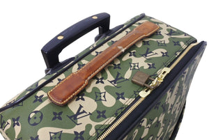 LOUIS VUITTON Pegas 60 Takashi Murakami Carry Bag 2008 M23333 Monogram Moflage Canvas Used 4a000094