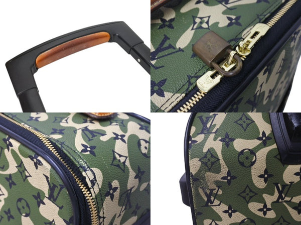 LOUIS VUITTON Pegas 60 Takashi Murakami Carry Bag 2008 M23333 Monogram Moflage Canvas Used 4a000094