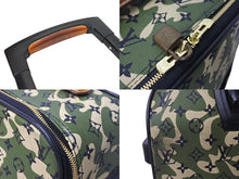 画像をギャラリービューアに読み込む, LOUIS VUITTON ルイヴィトン ペガス60 村上隆 キャリーバッグ 2008年 M23333 モノグラモフラージュキャンバス 中古 4a000094