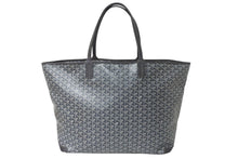 Load image into Gallery viewer, 新品同様 GOYARD ゴヤール アルトワGM バッグ トートバッグ ARTOISGMLTY01CL01P PVC レザー グレー シルバー金具 中古 4c069432