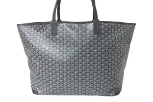 新品同様 GOYARD ゴヤール アルトワGM バッグ トートバッグ ARTOISGMLTY01CL01P PVC レザー グレー シルバー金具 中古 4c069432