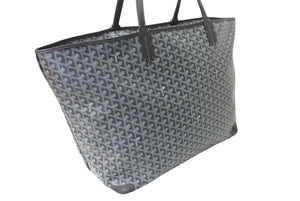 新品同様 GOYARD ゴヤール アルトワGM バッグ トートバッグ ARTOISGMLTY01CL01P PVC レザー グレー シルバー金具 中古 4c069432