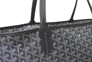 新品同様 GOYARD ゴヤール アルトワGM バッグ トートバッグ ARTOISGMLTY01CL01P PVC レザー グレー シルバー金具 中古 4c069432