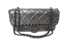 画像をギャラリービューアに読み込む, 新品同様 CHANEL シャネル マトラッセ チェーンミー Wチェーンショルダーバッグ A50491 16番台 マットグレー ココマーク カーフスキン 中古 4c069434