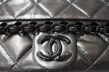 画像をギャラリービューアに読み込む, 新品同様 CHANEL シャネル マトラッセ チェーンミー Wチェーンショルダーバッグ A50491 16番台 マットグレー ココマーク カーフスキン 中古 4c069434