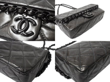 画像をギャラリービューアに読み込む, 新品同様 CHANEL シャネル マトラッセ チェーンミー Wチェーンショルダーバッグ A50491 16番台 マットグレー ココマーク カーフスキン 中古 4c069434