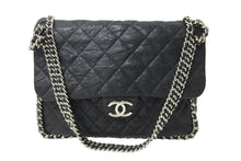 画像をギャラリービューアに読み込む, CHANEL シャネル マトラッセ33 チェーンアラウンド チェーンショルダーバッグ 19番台 ラムスキン ココマーク シルバー金具 美品 中古 4c069436