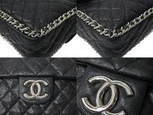 画像をギャラリービューアに読み込む, CHANEL シャネル マトラッセ33 チェーンアラウンド チェーンショルダーバッグ 19番台 ラムスキン ココマーク シルバー金具 美品 中古 4c069436