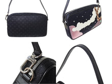 Load image into Gallery viewer, 極美品 LOUIS VUITTON ルイヴィトン ショルダーバッグ M92275 ポシェット コントドュフェ モノグラムサテン ブラック 中古 4c069439