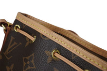 画像をギャラリービューアに読み込む, 極美品 LOUIS VUITTON ルイヴィトン ナノ ノエ ショルダーバッグ M41346 斜め掛けバッグ モノグラム PVC レザー ブラウン 中古 4c069441