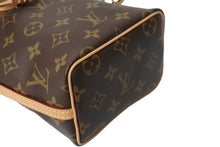 画像をギャラリービューアに読み込む, 極美品 LOUIS VUITTON ルイヴィトン ナノ ノエ ショルダーバッグ M41346 斜め掛けバッグ モノグラム PVC レザー ブラウン 中古 4c069441