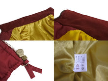 画像をギャラリービューアに読み込む, Häagen-Dazs ハーゲンダッツ スタッフジャケット MA-1 ナイロン ポリエステル アクリル レッド ゴールド 美品 中古 4c069479