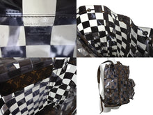 Load image into Gallery viewer, 極美品 LOUIS VUITTON ルイヴィトン クリストファー MM リュック バックパック M20865 モノグラムチェス 22AW ブラウン クリア 中古 4c069484