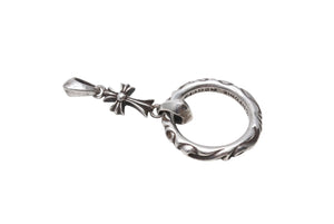 CHROME HEARTS クロムハーツ アイウェアループ ペンダント スクロールバンド ベイビーファット シルバー 15.6g シルバー925 美品 中古 4c069489