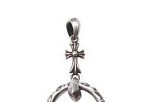 画像をギャラリービューアに読み込む, CHROME HEARTS クロムハーツ アイウェアループ ペンダント スクロールバンド ベイビーファット シルバー 15.6g シルバー925 美品 中古 4c069489