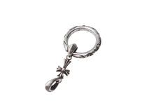 画像をギャラリービューアに読み込む, CHROME HEARTS クロムハーツ アイウェアループ ペンダント スクロールバンド ベイビーファット シルバー 15.6g シルバー925 美品 中古 4c069489