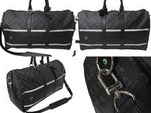 画像をギャラリービューアに読み込む, 極美品 LOUIS VUITTON ルイヴィトン ボストンバッグ キーポル バンドリエール45 藤原ヒロシ フラグメント ブラック M43413 中古 4c069490