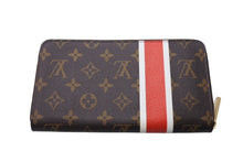 画像をギャラリービューアに読み込む, 新品同様 LOUISVUITTON ルイヴィトン チャイナラン ジッピーオーガナイザー 長財布 M66553 ブラウン レッド ホワイト 中古 4c069491