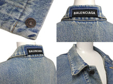 Load image into Gallery viewer, 極美品 BALENCIAGA バレンシアガ デニムジャケット スウィングジャケット Ｇジャン ブルゾン TJW79 中古 4c069492