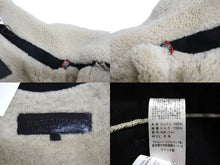 画像をギャラリービューアに読み込む, 新品未使用 CHROME HEARTS クロムハーツ デニムボアジャケット サイズXL ムートンライナー ダガージップ クロスボール ラムレザー 中古 4c069566