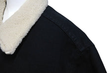 画像をギャラリービューアに読み込む, 新品未使用 CHROME HEARTS クロムハーツ デニムボアジャケット サイズXL ムートンライナー ダガージップ クロスボール ラムレザー 中古 4c069566