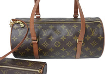 画像をギャラリービューアに読み込む, LOUIS VUITTON ルイヴィトン パピヨンGM 横幅30cm ハンドバッグ M51365 モノグラム 筒型 旧型 ゴールド金具 美品 中古 4c069580