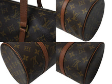 画像をギャラリービューアに読み込む, LOUIS VUITTON ルイヴィトン パピヨンGM 横幅30cm ハンドバッグ M51365 モノグラム 筒型 旧型 ゴールド金具 美品 中古 4c069580
