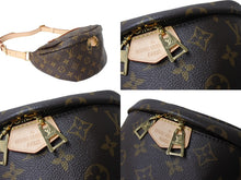 画像をギャラリービューアに読み込む, 極美品 LOUIS VUITTON ルイヴィトン ボディバッグ M43644 バムバッグ ブラウン モノグラムキャンバス 中古 4c069582