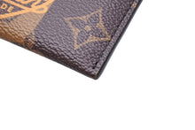 画像をギャラリービューアに読み込む, 新品同様 LOUIS VUITTON ルイヴィトン NIGO ニゴ カードケース モノグラムストライプ M81006 中古 4c069594