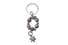 Load image into Gallery viewer, CHROME HEARTS クロムハーツ スターボール キーチェーン キーリング 重量31.6g シルバー925 美品 中古 4c069595