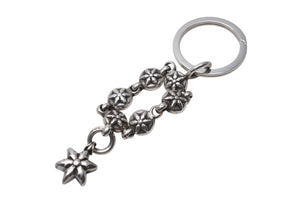 CHROME HEARTS クロムハーツ スターボール キーチェーン キーリング 重量31.6g シルバー925 美品 中古 4c069595