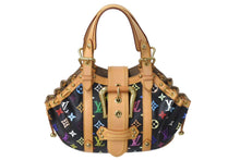 Load image into Gallery viewer, 極美品 LOUIS VUITTON ルイヴィトン テダPM ハンドバッグ M92346 モノグラム マルチカラー PVC ヌメ革 ゴールド金具 中古 4c069616