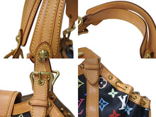 Load image into Gallery viewer, 極美品 LOUIS VUITTON ルイヴィトン テダPM ハンドバッグ M92346 モノグラム マルチカラー PVC ヌメ革 ゴールド金具 中古 4c069616