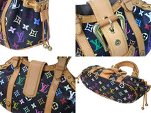 Load image into Gallery viewer, 極美品 LOUIS VUITTON ルイヴィトン テダPM ハンドバッグ M92346 モノグラム マルチカラー PVC ヌメ革 ゴールド金具 中古 4c069616