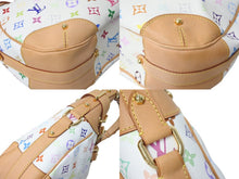 画像をギャラリービューアに読み込む, 極美品 LOUIS VUITTON ルイヴィトン グレタ ショルダーバッグ M40195 モノグラム マルチカラー ホワイト 中古 4c069617