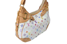 画像をギャラリービューアに読み込む, 極美品 LOUIS VUITTON ルイヴィトン グレタ ショルダーバッグ M40195 モノグラム マルチカラー ホワイト 中古 4c069617