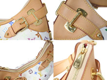 画像をギャラリービューアに読み込む, 極美品 LOUIS VUITTON ルイヴィトン グレタ ショルダーバッグ M40195 モノグラム マルチカラー ホワイト 中古 4c069617