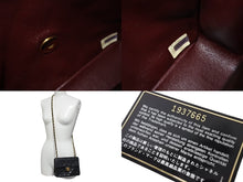 画像をギャラリービューアに読み込む, CHANEL シャネル ミニマトラッセ チェーンショルダーバッグ 1番台 ラムスキン ブラック ゴールド金具 美品 中古 4c069618