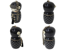 画像をギャラリービューアに読み込む, 博物館級 新品同様 CHANEL シャネル ハンドバッグ マトリョーシカ 12番台 上海限定 ブラック ゴールド金具 中古 4c069622